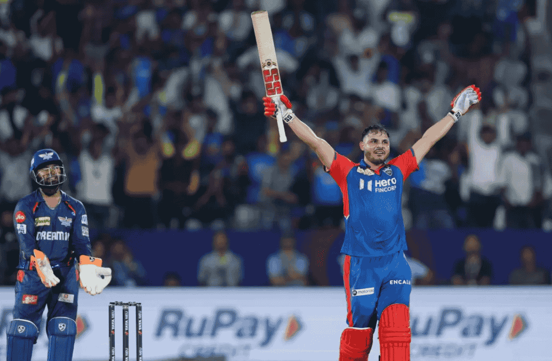 DC vs LSG match results source & credit by IPL official social media