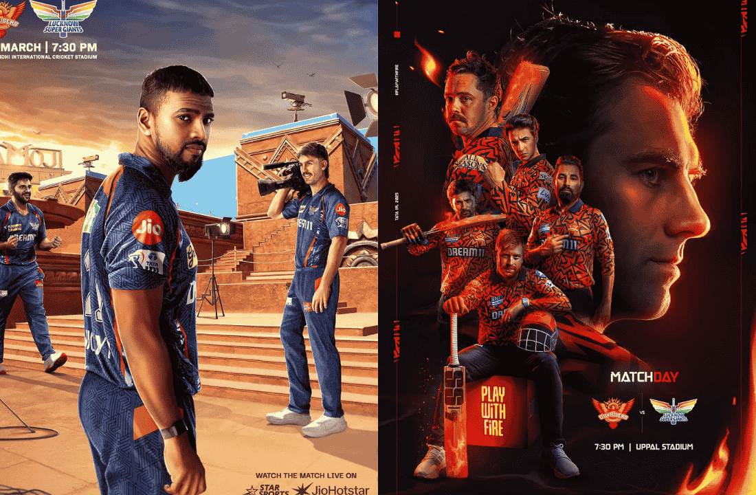 IPL 2025 Match 7: SRH vs LSG credit by SRH & LSG social media